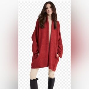 +Beryll Rust Cocoon Cozy Women's Sweater Nwot